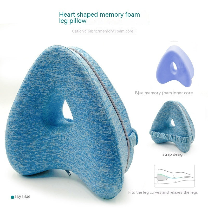 Heart-shaped Memory Foam Leg Pillow Contour Legacy Leg Pillow Gronata