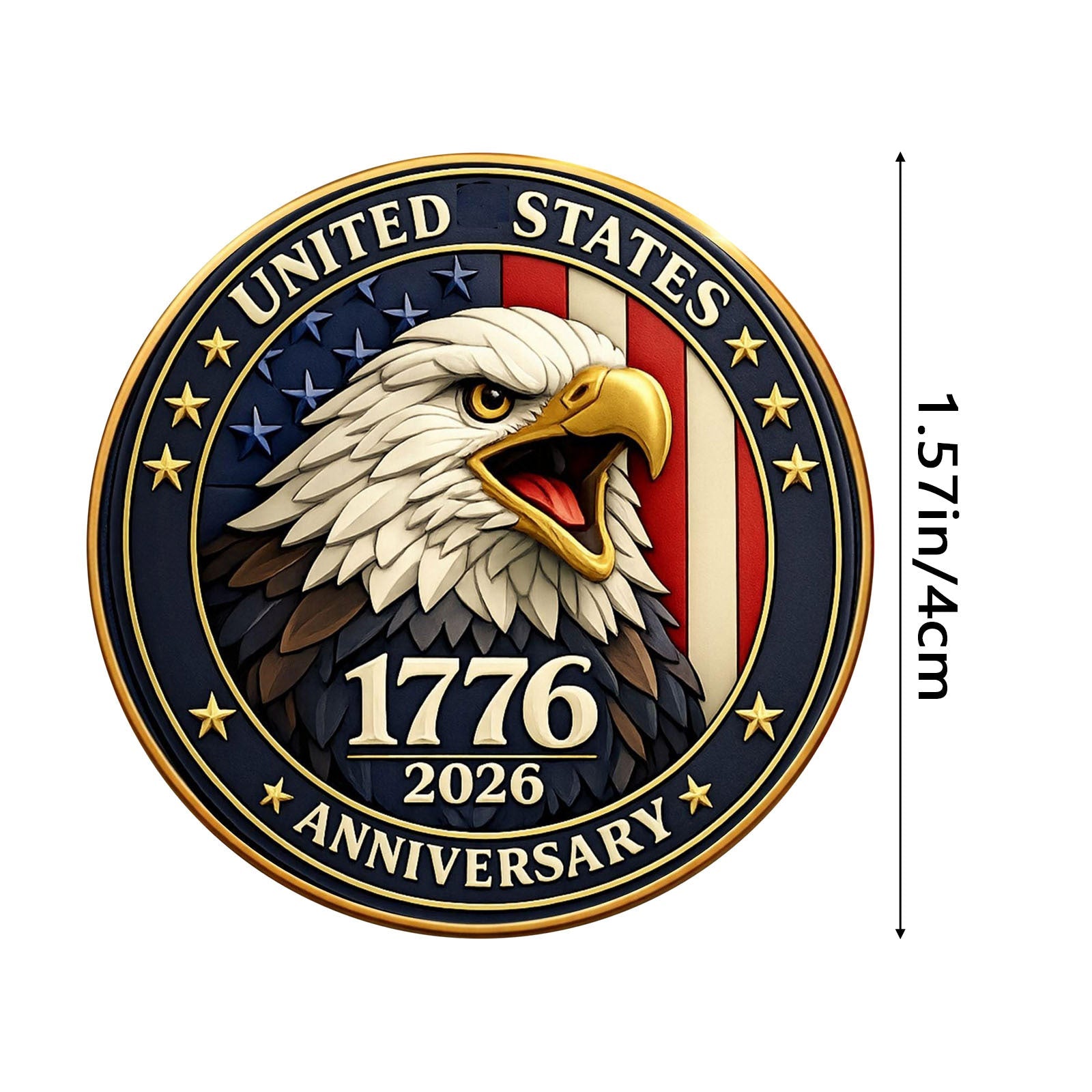 3D Embossed 250th Anniversary Commemorative Coin Gronata