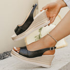 Wedge Sandals Platform Muffin Plus Size Sandals Gronata