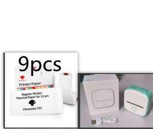 Portable Mini Thermal Label Printer Home Photo Printer Student Wrong Question Printer Bluetooth-compatible Mini Label Printer Price Tag Gronata