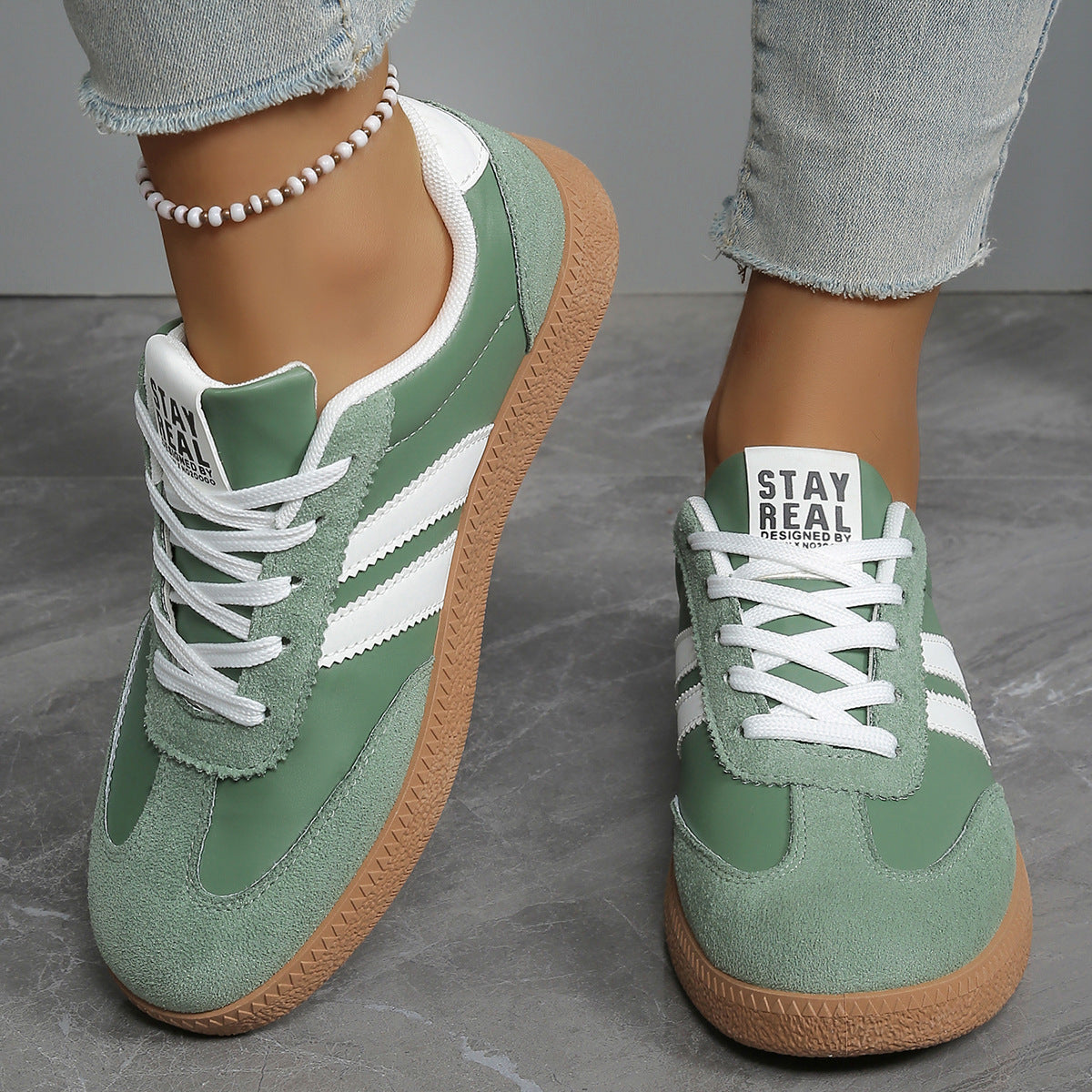 Fashionable Casual White Sneakers For Women Gronata