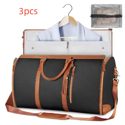 Large Capacity Travel Duffle Bag Women's Handbag Folding Suit Bag Waterproof Clothes Totes Gronata