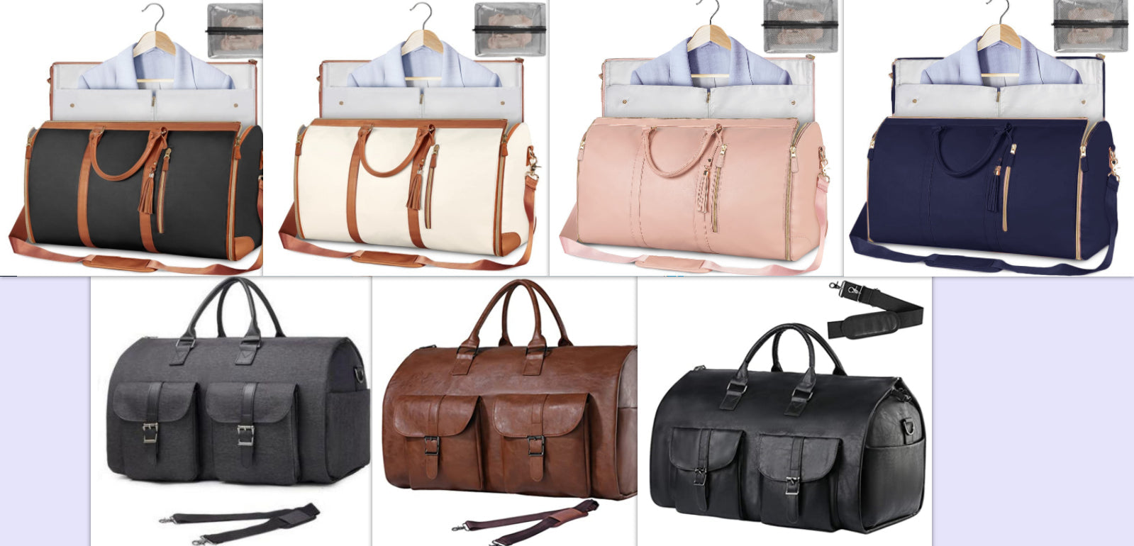 Large Capacity Travel Duffle Bag Women's Handbag Folding Suit Bag Waterproof Clothes Totes Gronata