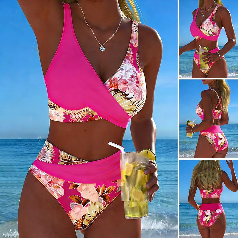 Women's Floral Print Bikini Casual Set Gronata