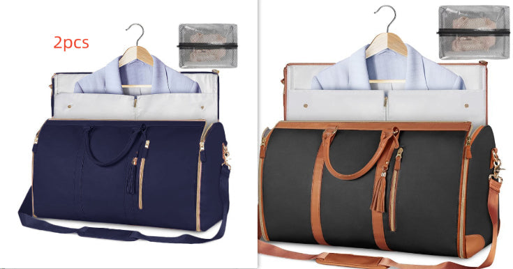 Large Capacity Travel Duffle Bag Women's Handbag Folding Suit Bag Waterproof Clothes Totes Gronata
