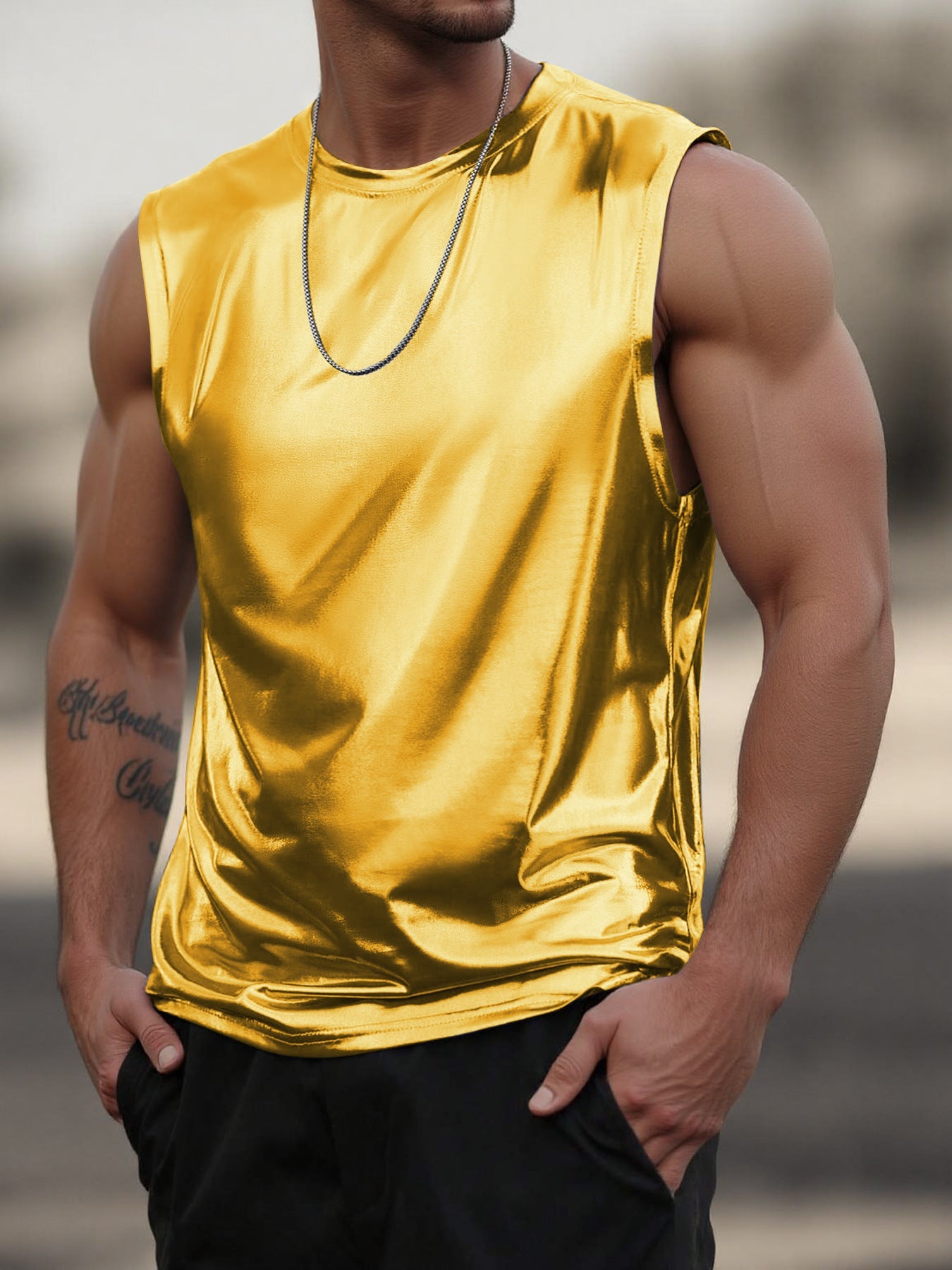 Simple Solid-color Casual Vest Casual Gronata