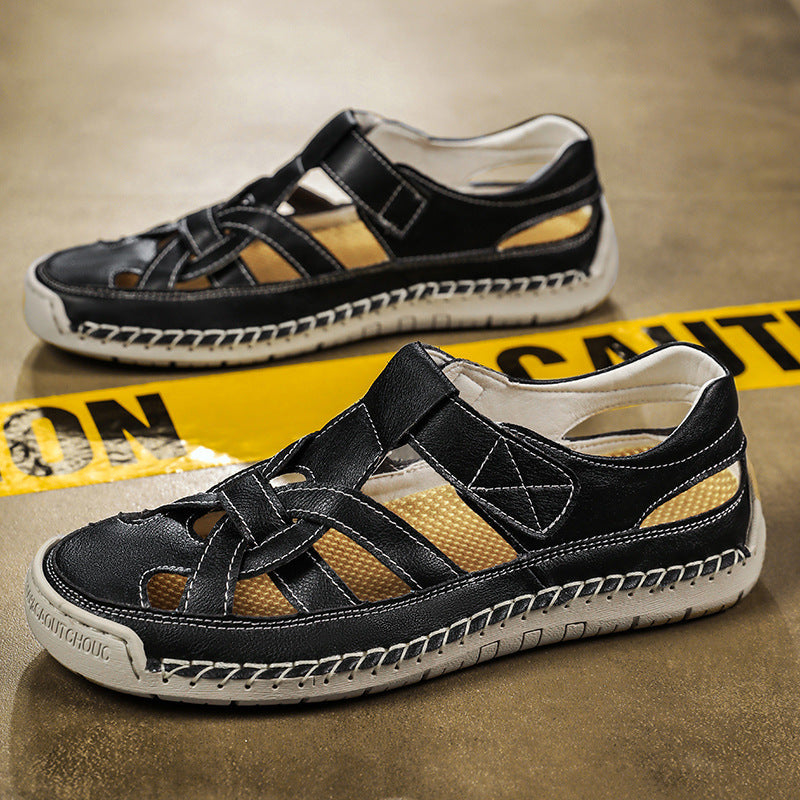New Roman-style Flat Woven Soft-soled Lightweight Gronata