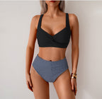 Swimwear Women's Sexy High Waist Split Swimsuit Gronata