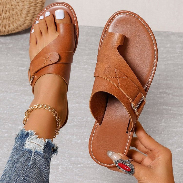 Fashion Flat Heel Leisure Women's Slippers Gronata