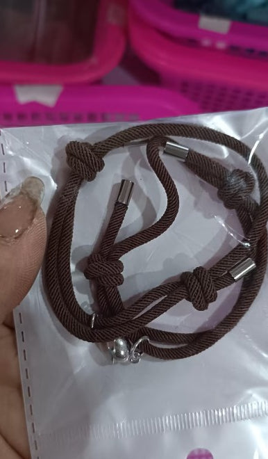 Simple Nylon Love Magnetic Bracelet Gronata