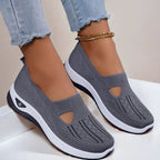 Mesh Flats Shoes Fashion Breathable Non-slip Soft Bottom Casual Shoes For Women Gronata