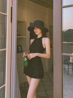 New Womens Modest One-piece Swimsuit Gronata