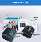 Wrist Sphygmomanometer Rechargeable Blood Pressure Meter Wrist Blood Pressure Eter Smart Touch Screen Blood Pressure Meter Household Electronics Gronata