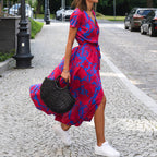 Women's Fashionable Printed Beach Dress Gronata