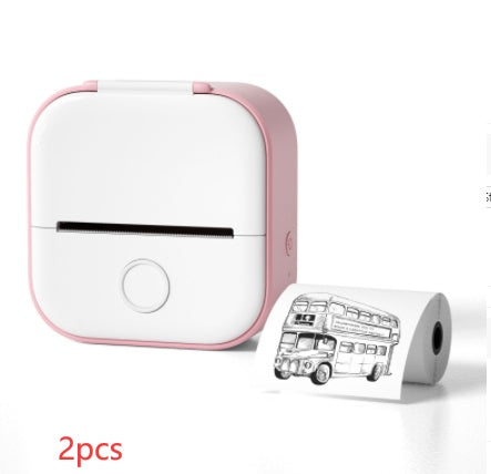 Portable Mini Thermal Label Printer Home Photo Printer Student Wrong Question Printer Bluetooth-compatible Mini Label Printer Price Tag Gronata