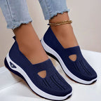 Mesh Flats Shoes Fashion Breathable Non-slip Soft Bottom Casual Shoes For Women Gronata