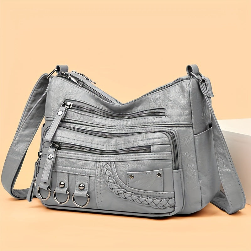 Women's Fashion Casual Soft Leather Bag Gronata