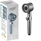 The Third Gear Adjustable Strong Supercharged Shower Head Household Bath Shower Hose Shower Head Gronata