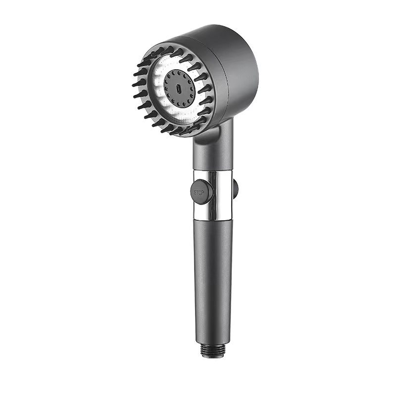 The Third Gear Adjustable Strong Supercharged Shower Head Household Bath Shower Hose Shower Head Gronata