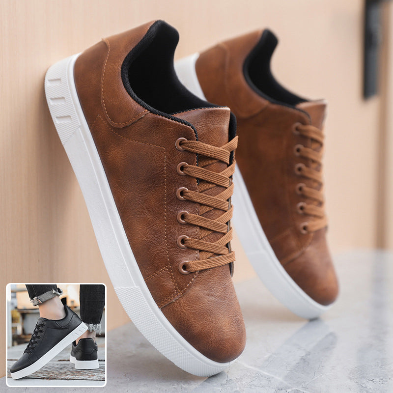 Lace-up Flat Shoes Men's Fashion Casual Shoes Gronata