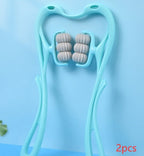 Multifunctional Manual Six-wheel Neck Massager Massage Relieve Roller Massage Tool Gronata