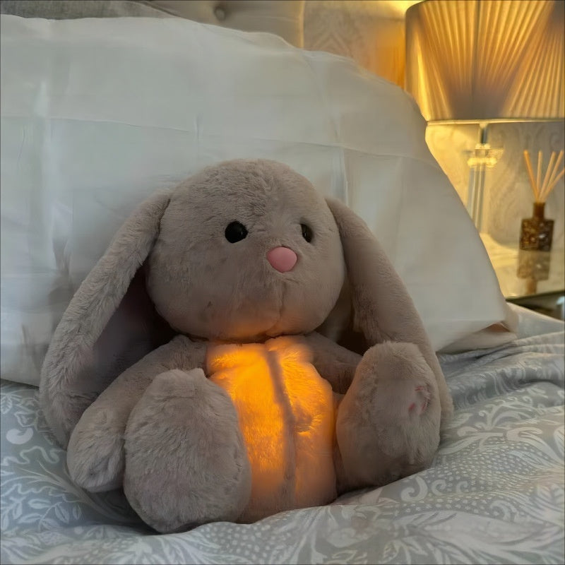 Breathing Rabbit Soothing Sensory Plush Toy With Relieve Anxiety Bunny Comforter Breathes For Newborn Conciliate Baby Gronata