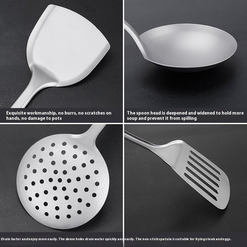 Household Wok Shovel Chinese Anti-scald Cooking Four-piece Set Of Kitchen Utensils