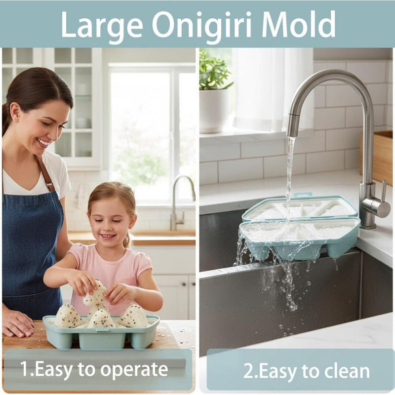 Foldable Creative Bento Box Onigiri Mold Set Gronata