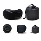 Travel Neck Pillow Non-Deformed Airplane Pillow Travel Neck Cushion Durable U-Shaped Travel Memory Cotton Nap Neck Pillow Gronata