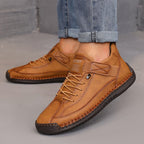 Leather Boots For Outdoor Casual Wear Available In Large Sizes For Both Gronata