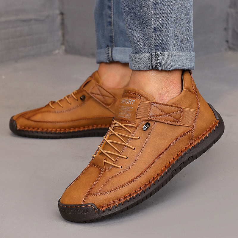 Leather Boots For Outdoor Casual Wear Available In Large Sizes For Both Gronata