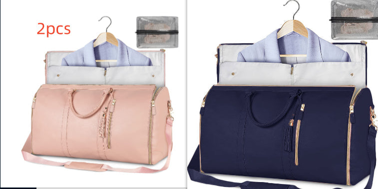Large Capacity Travel Duffle Bag Women's Handbag Folding Suit Bag Waterproof Clothes Totes Gronata