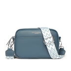 Fashion Shoulder Crossbody Bags With Rhombus Embroidered Wide Shoulder Strap Cute Small Square Bag Women Gronata