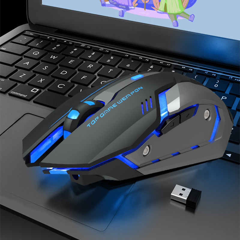 Wireless Charging Silent Gaming Mouse Machinery Gronata