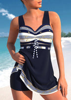 Plus Size Quick-drying Women's Split Skirt Bikini Swimsuit Gronata