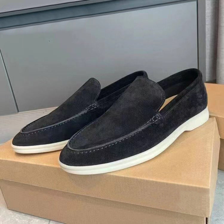 Men's Loafers Summer Casual Frost Flat Shoes Slip-on Driving Shoes Gronata