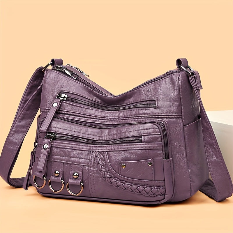 Women's Fashion Casual Soft Leather Bag Gronata