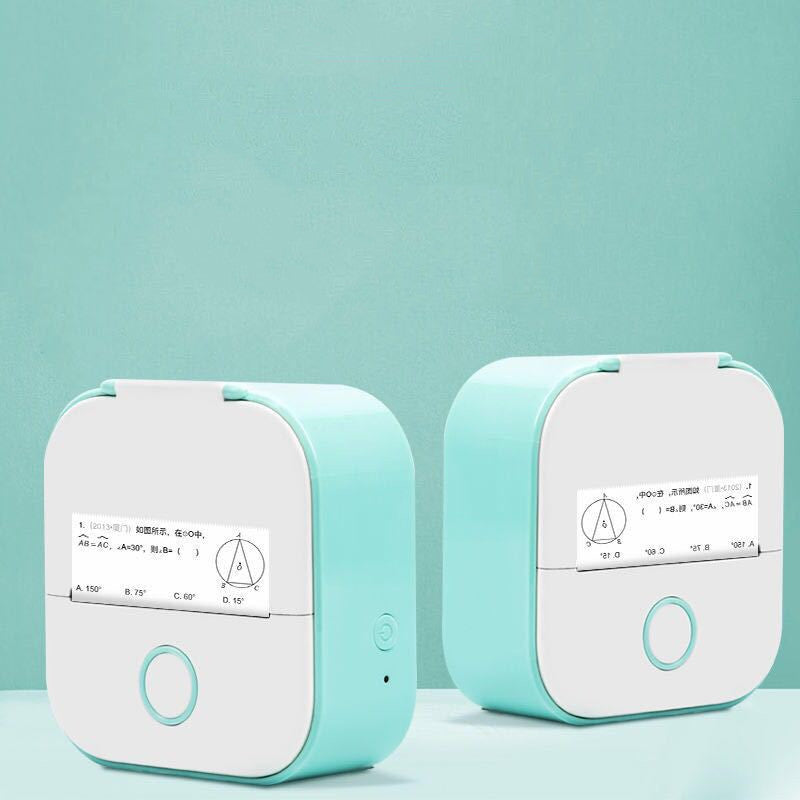 Portable Mini Thermal Label Printer Home Photo Printer Student Wrong Question Printer Bluetooth-compatible Mini Label Printer Price Tag Gronata