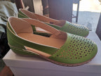 Round Toe Wedge Cross-border Large Size Flat Bottom Women's Sandals Gronata