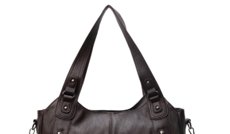 Handbag European And American Retro Solid Color Simple Texture Gronata