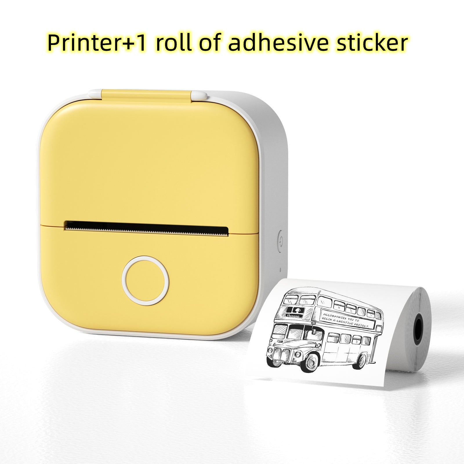 Portable Mini Thermal Label Printer Home Photo Printer Student Wrong Question Printer Bluetooth-compatible Mini Label Printer Price Tag Gronata