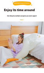 Cute Big White Geese Pillow Plush Toy Gronata