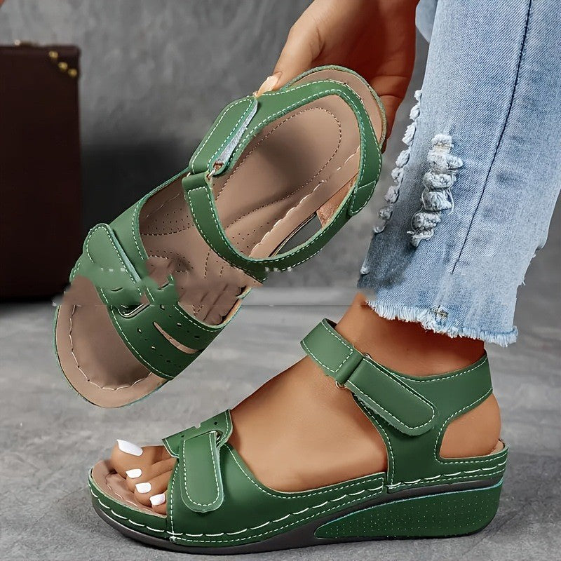 Thick Bottom Plus Size Strap Sandals Gronata
