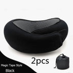 Travel Neck Pillow Non-Deformed Airplane Pillow Travel Neck Cushion Durable U-Shaped Travel Memory Cotton Nap Neck Pillow Gronata
