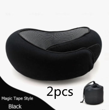 Travel Neck Pillow Non-Deformed Airplane Pillow Travel Neck Cushion Durable U-Shaped Travel Memory Cotton Nap Neck Pillow Gronata