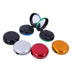 Portable Euro Coin Storage Box - Compact Money Organizer with Built-in Mirror for Travel and Home Use Gronata