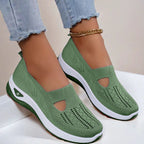 Mesh Flats Shoes Fashion Breathable Non-slip Soft Bottom Casual Shoes For Women Gronata